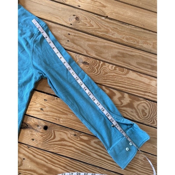 Rare Rabbit Button Down Shirt Size Large Men’s Turquoise - Picture 9 of 9